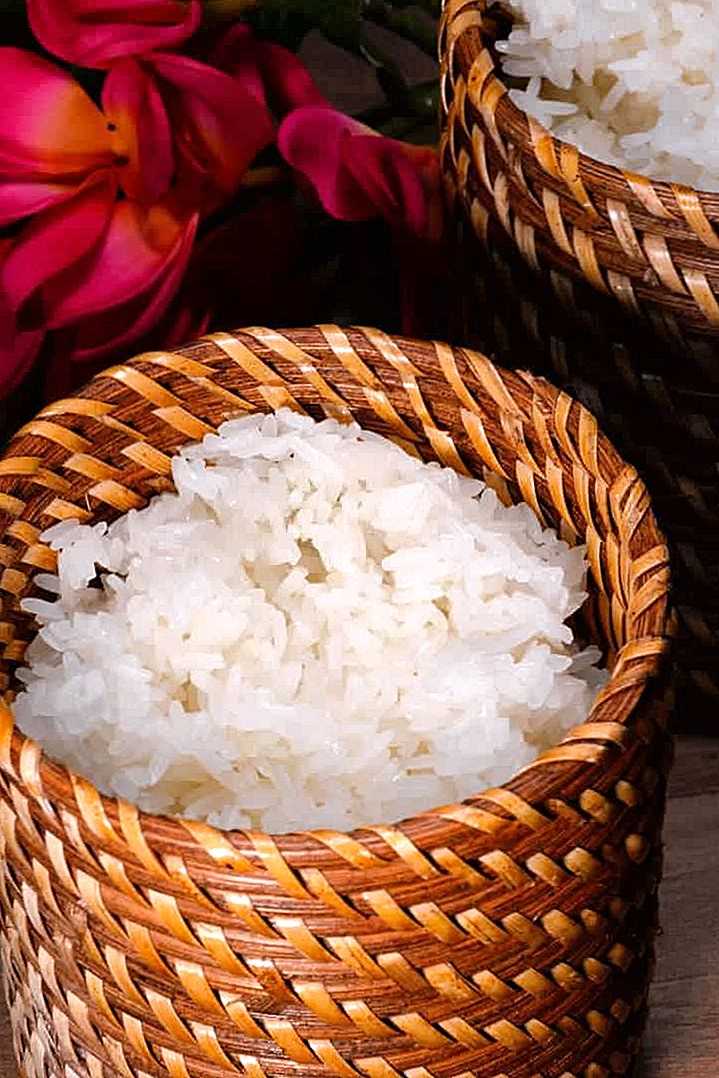 Липкий азиатский рис | хлебная крошка
