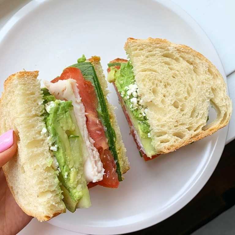 Идеи для пп бутербродов и сэндвичей на завтрак и перекус