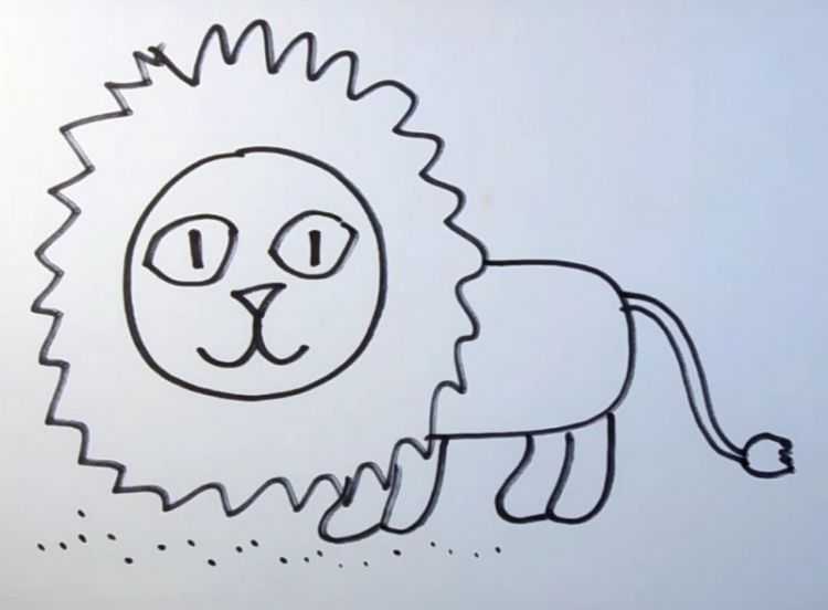 Как нарисовать льва поэтапно карандашом: легко и просто для начинающих, техника выполнения рисунка