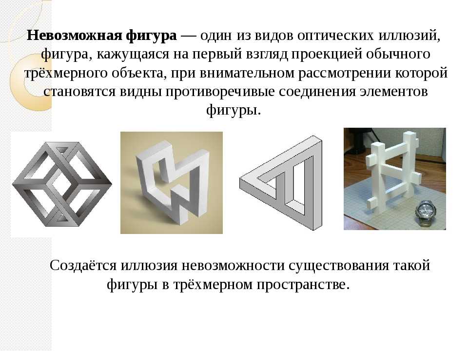 Невозможные фигуры проект по математике