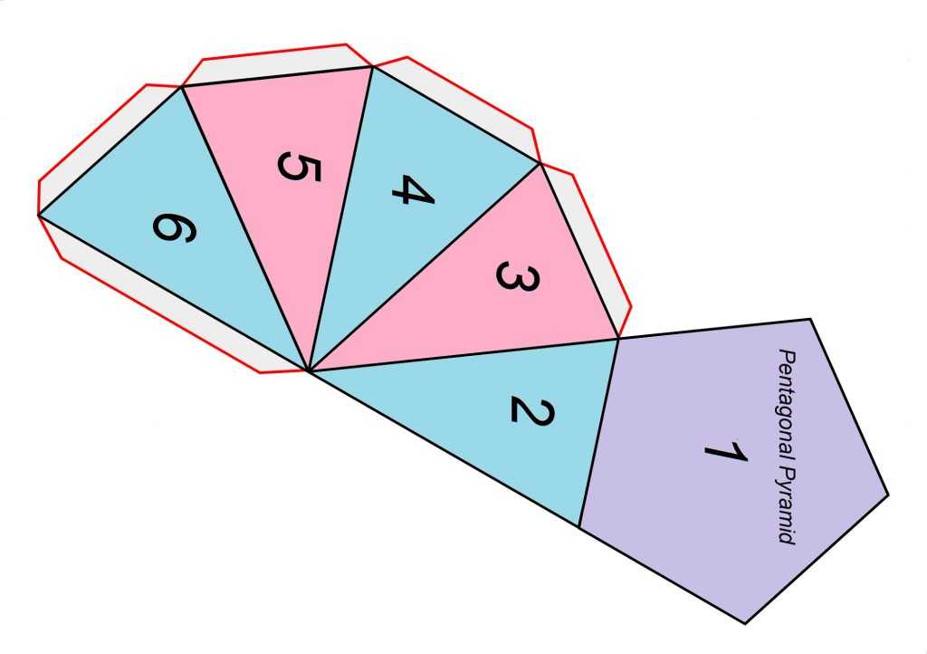 Как сделать пирамиду из бумаги. схема с размерами для 1, 2, 3, 5 класса. пошаговая инструкция с клеем и без, пирамида золотого сечения