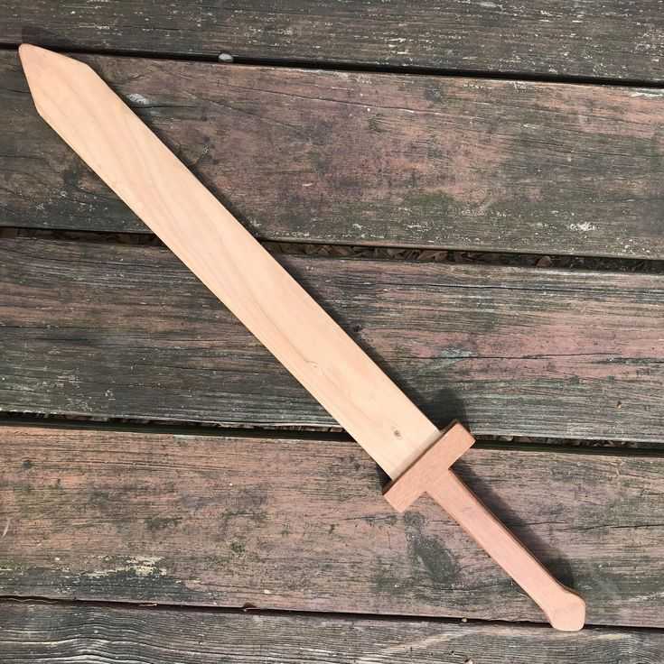Как сделать меч из дерева своими руками