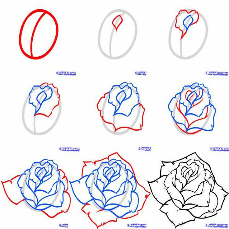 Как нарисовать сердечко пошагово: легкие инструкции с описанием создания рисунка своими руками + 110 картинок