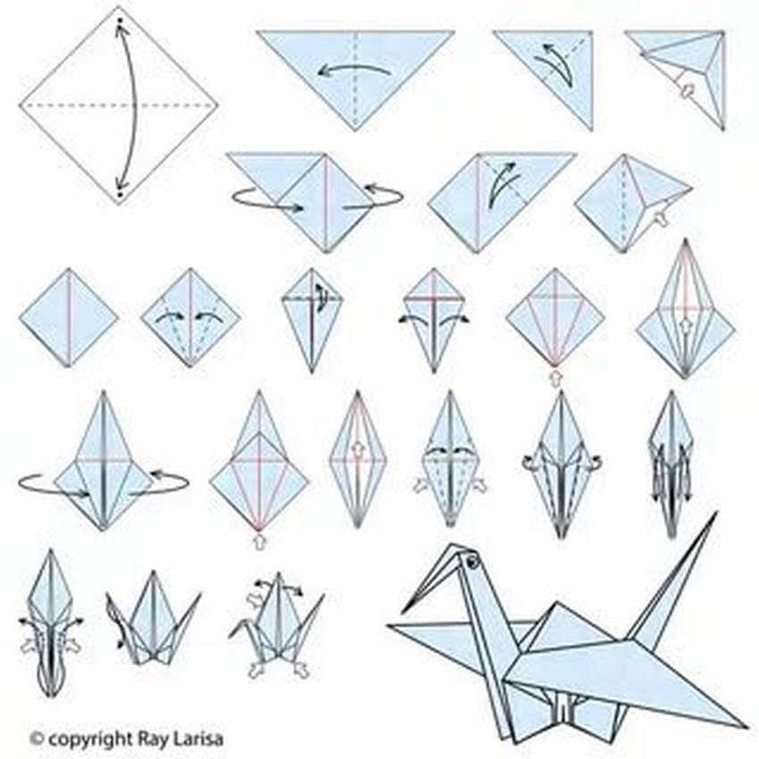 Оригами журавлик - подробная инструкция как сделать своими руками оригами