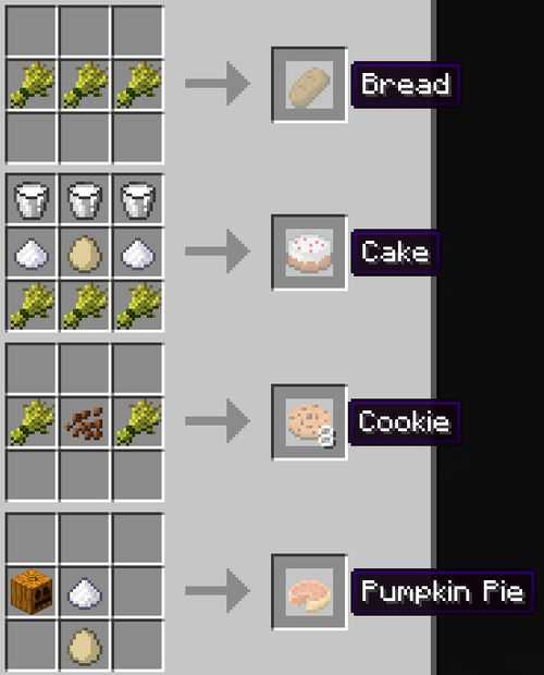 майнкрафт как сделать пирог #3