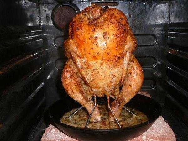 Курица целиком запеченная в духовке с хрустящей корочкой – 10 самых вкусных рецептов с фото пошагово